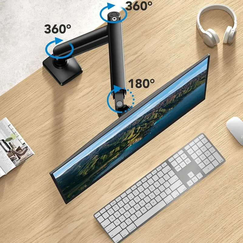 Universal Single Monitor Arm,  - Adjustable Monitor Mount 리뷰 및 가격