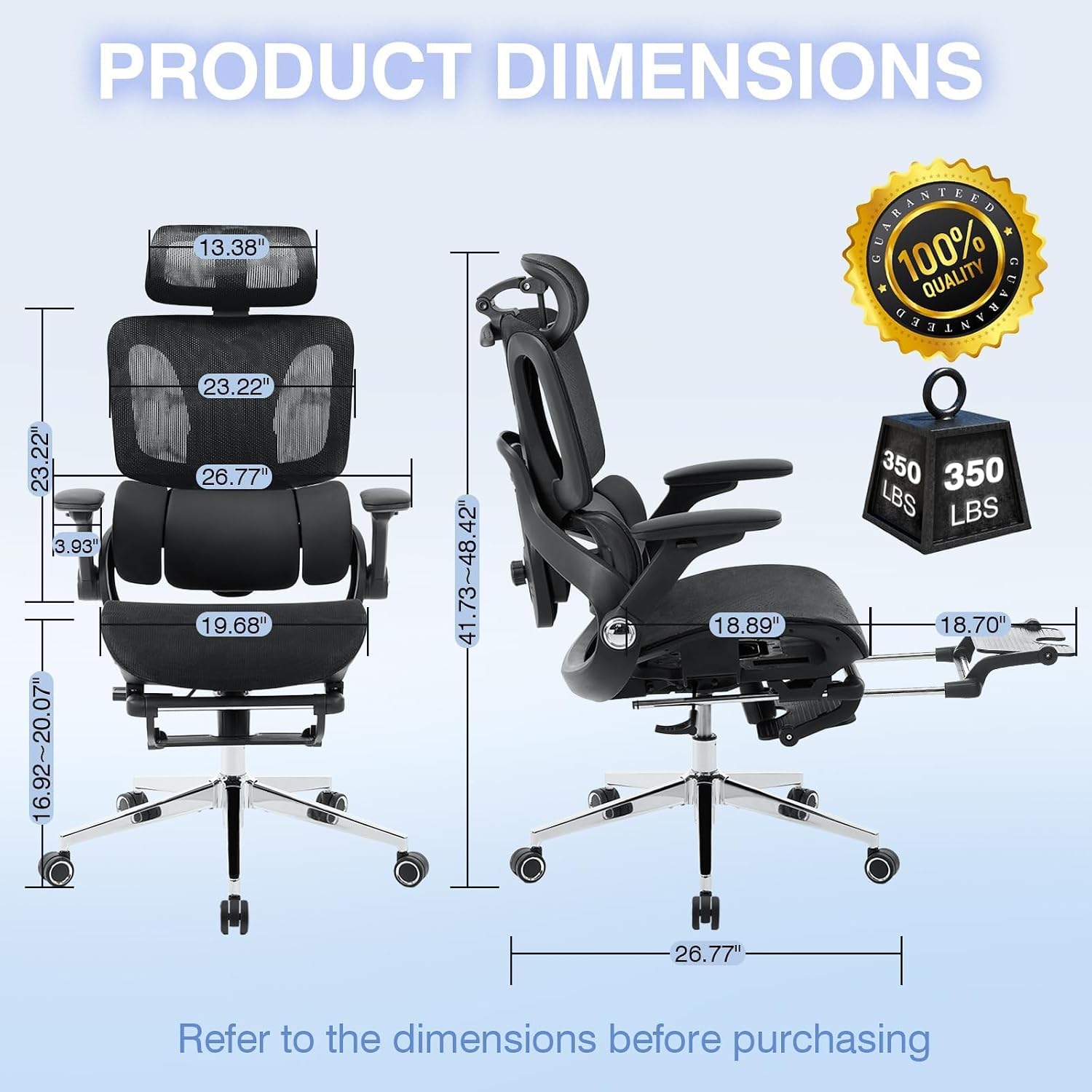 Ergonomic Mesh Office Chair wi - Office Furniture Zone 리뷰 및 가격