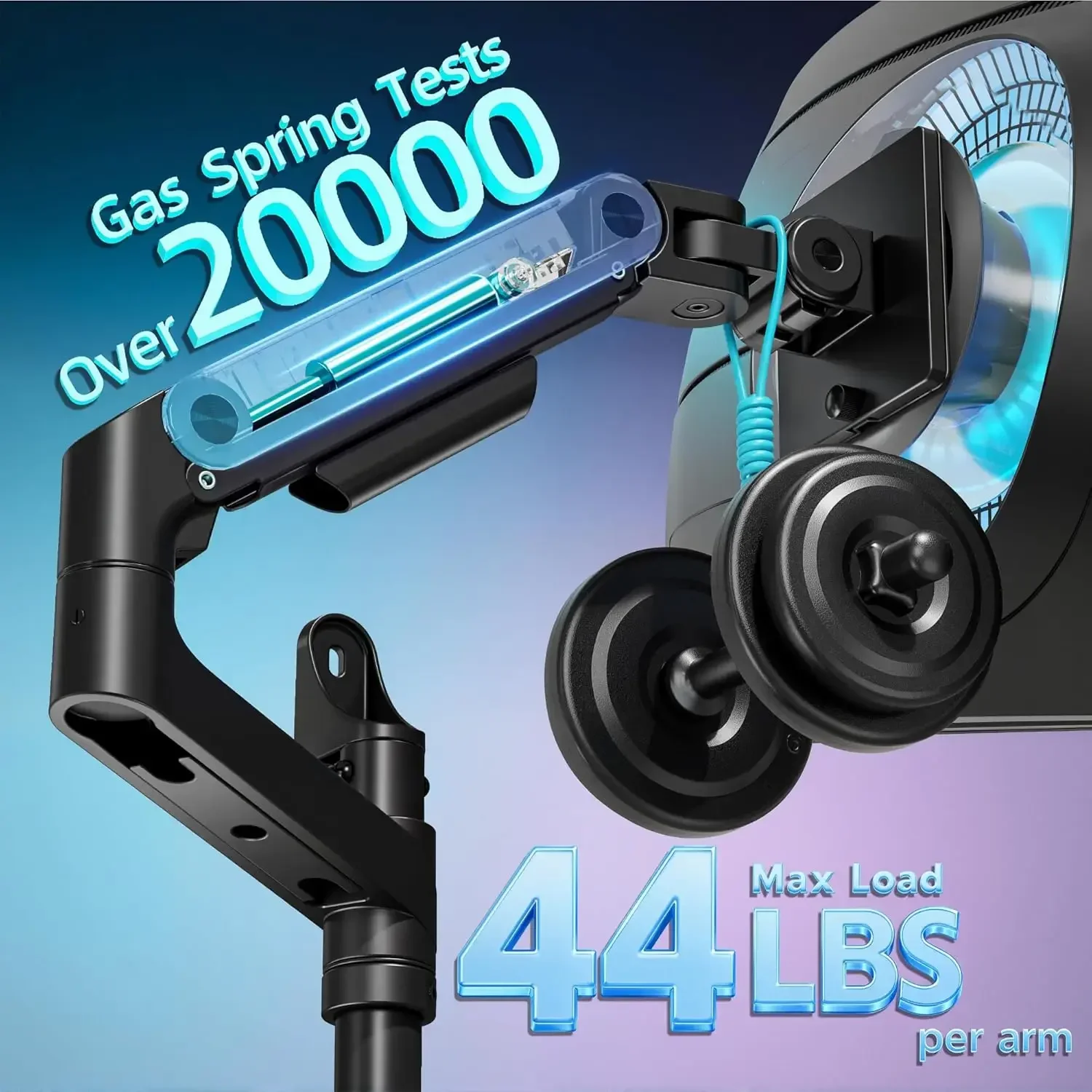 Dual Monitor Wall Mount for 17 - Adjustable Monitor Mount 리뷰 및 가격