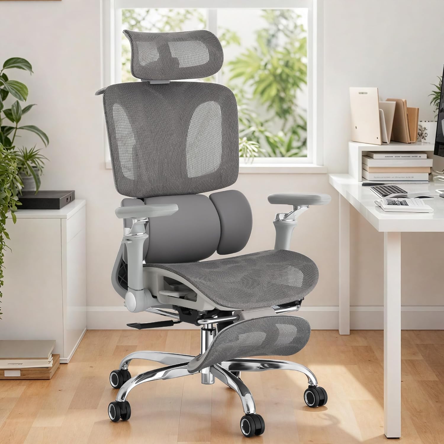 Ergonomic Mesh Chair 3-Zone Lu - Office Furniture Zone 리뷰 및 가격