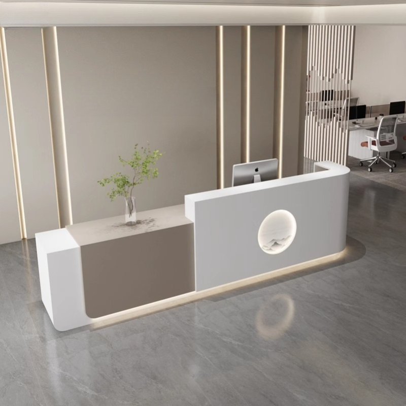 Silver Rental Reception Desks  - Office Furniture Rental 리뷰 및 가격