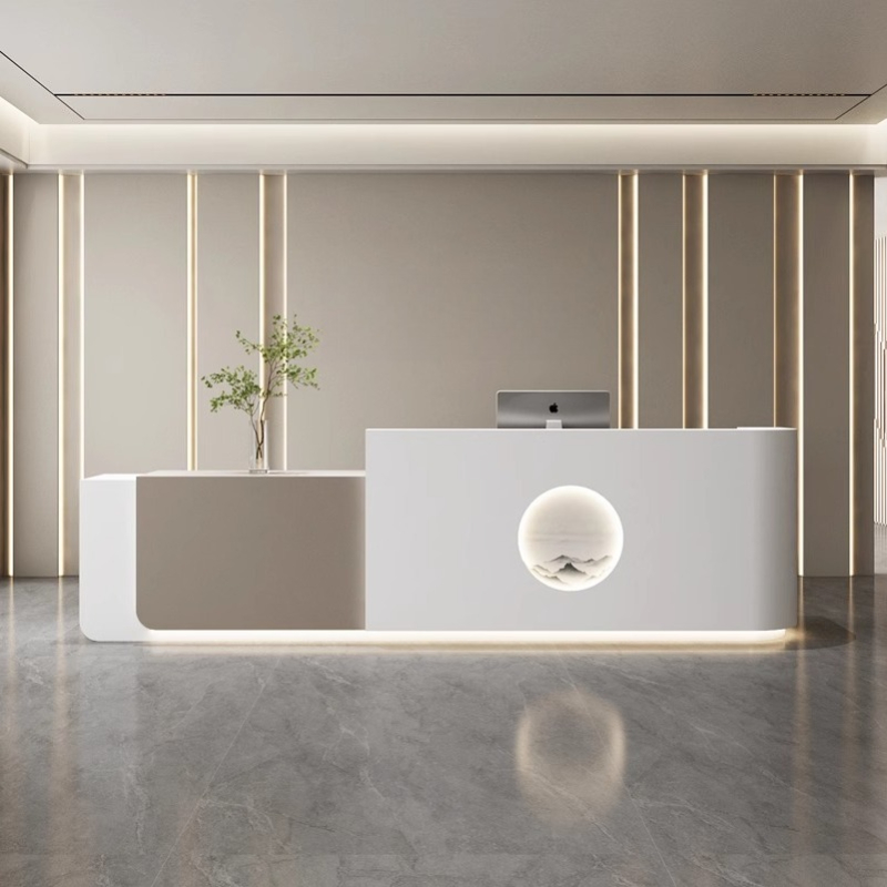Silver Rental Reception Desks  - Office Furniture Rental 리뷰 및 가격