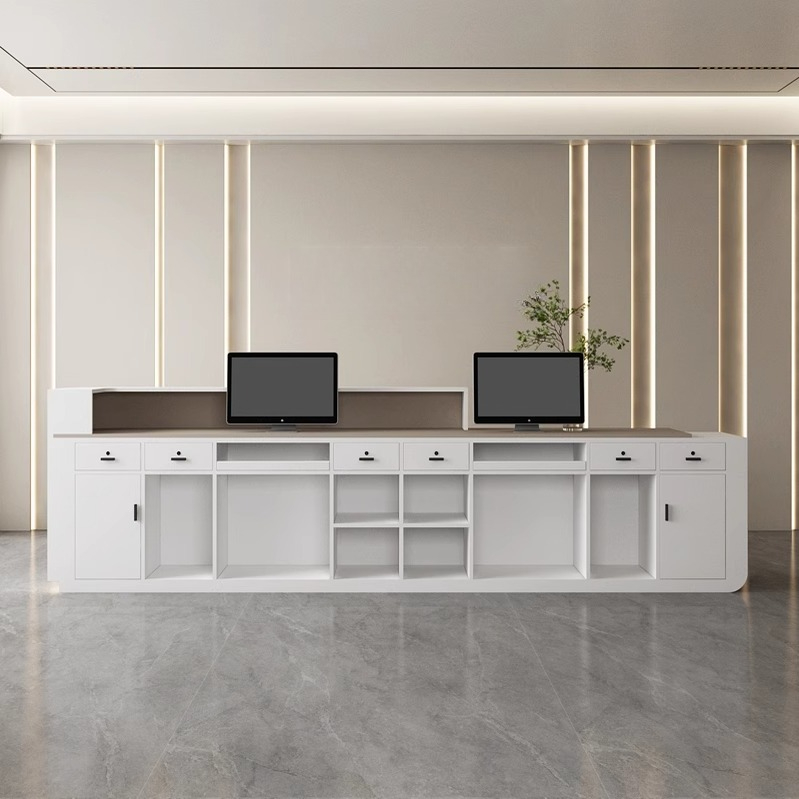 Silver Rental Reception Desks  - Office Furniture Rental 리뷰 및 가격